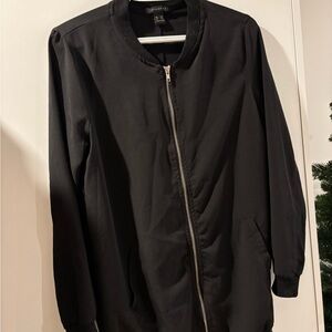 H&M Classic Black Bomber Jacket